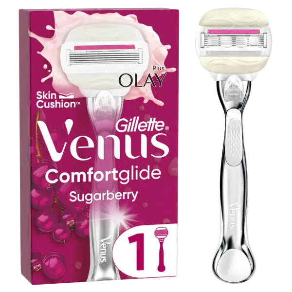 Aparat de ras pentru femei Venus ComfortGlide Sugarberry, 1 bucata, Gillette