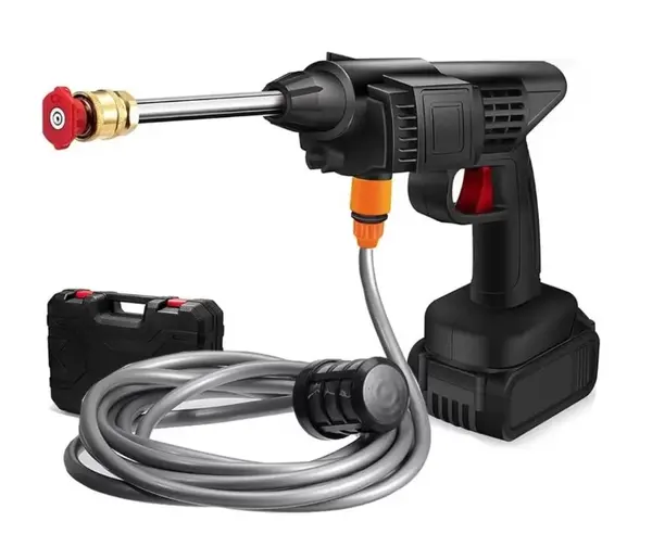 Aparat de Spalat cu Presiune + Acumulator Reincarcabil 3 in 1 Negru