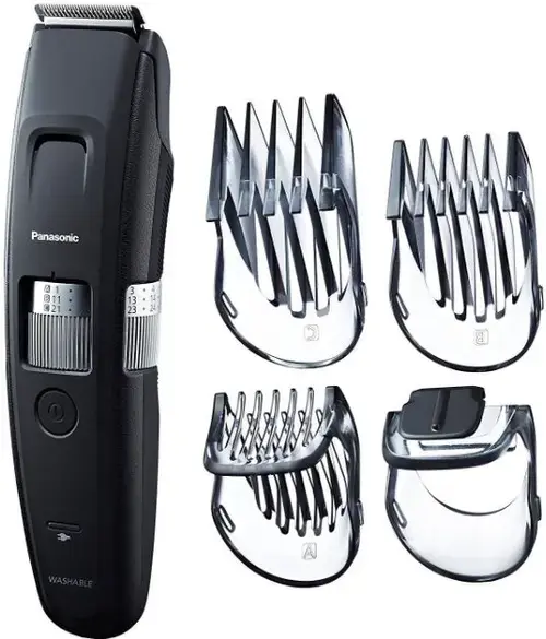 Aparat de tuns barba Panasonic ER-GB96-K503, 4 accesorii, Lavabil (Negru)