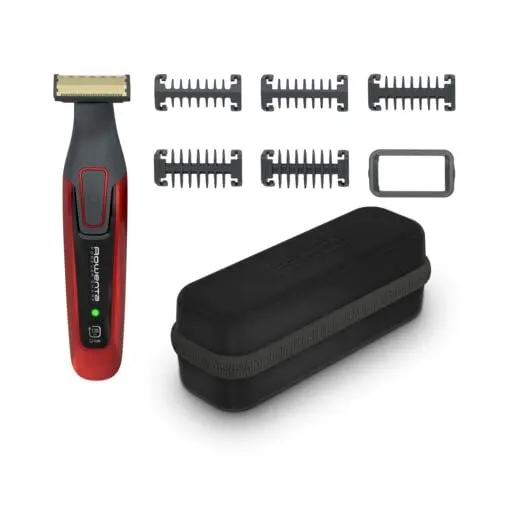 Aparat de tuns conturat și ras ROWENTA Forever Sharp Ultimate TN6040F4 autonomie 120 min incarcare rapida wet&dry 5 piepteni detasabili