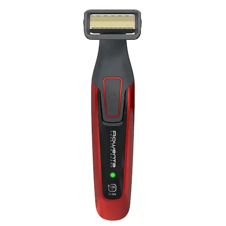 Aparat de tuns, conturat si ras ROWENTA Forever Sharp Ultimate TN6040F4, autonomie 120 min, incarcare rapida, wet&dry, 5 piepteni detasabili, Rosu
