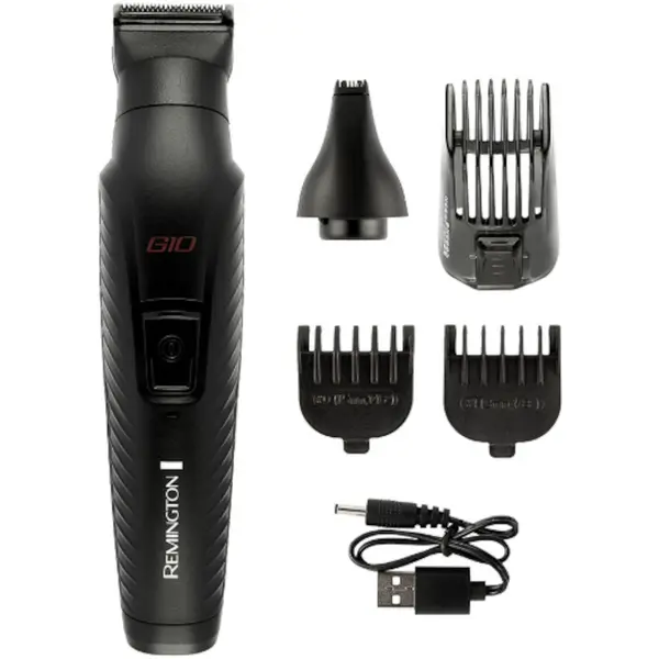 Aparat de tuns multifunctional Remington 10 in 1 PG2100, Indicator LED, USB reincarcabil