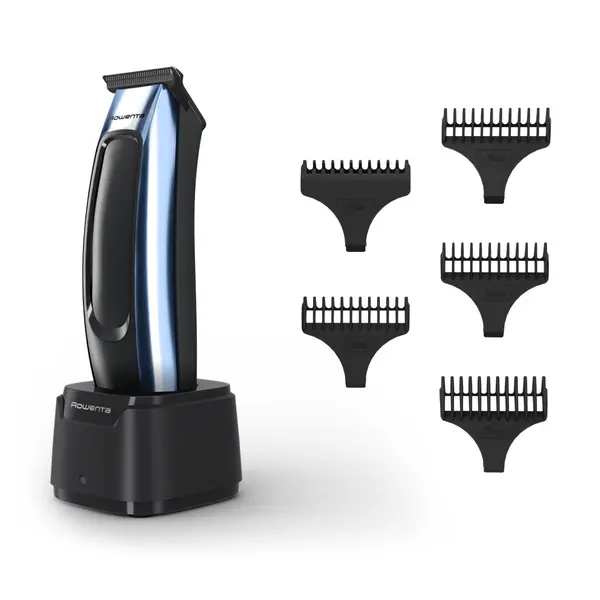 Aparat de tuns pentru contur si detalii Rowenta Barber Experience TN1851E0 lame inox 6500 rpm autonomie 90 minute 0.5 - 5 mm incarcare rapida neg