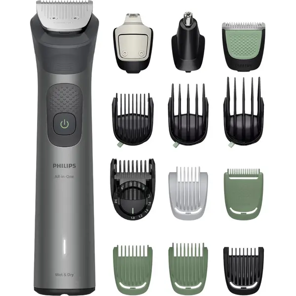 Aparat de tuns Philips All-in-One Trimmer 7000 Series, Autonomie 120 min, 0,5 – 20 mm, Tehnologie BeardSense