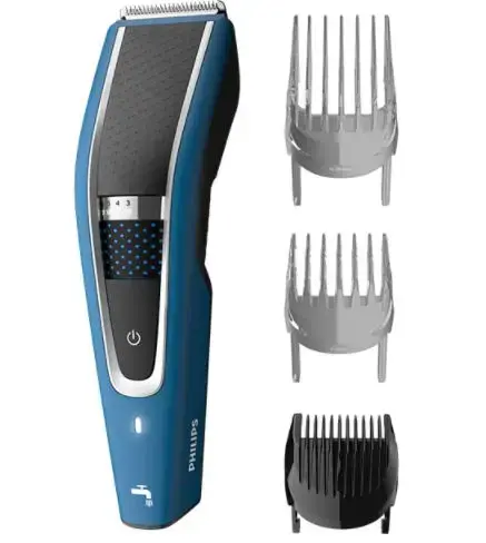 Aparat de tuns Philips HC5612/15, 0.5-28 mm, Autonomie 75 min (Negru/Albastru)