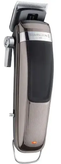 Aparat de tuns Remington Heritage HC9100, Acumulator, 0.5-25 mm, Viteza taiere 300 mm/s, Autonomie 60 min (Negru/Gri)