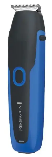 Aparat de tuns Remington WeTech BHT6256, Acumulator, Autonomie 60 minute, Rezistent la apa, 2 capete (Negru/Albastru)