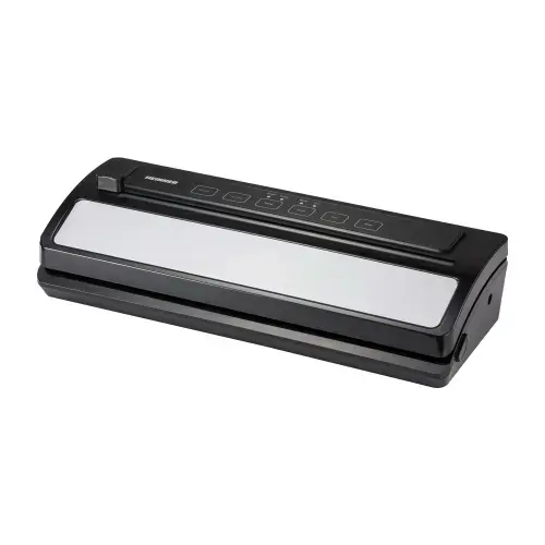 Aparat de vidat si sigilat Heinner FreshLock 110SS HAV-E110SS, vidare umeda /uscata, vidare caserole, panou de comanda tactil, furtun pentru vidarea caserolelor, cutter incorporat, compatibil cu pungi cu latimea de 30cm, capacitate vidare: 10L/min, 110W