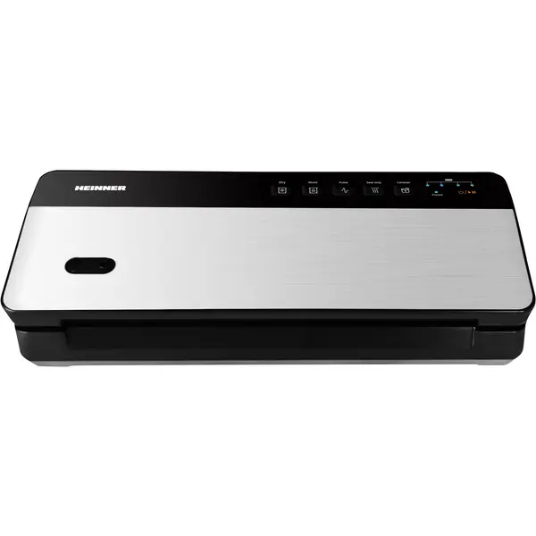 Aparat de vidat si sigilat reincarcabil Heinner HAV-CRD80SS, 80W, Cutit incorporat, Autonomie 60 minute, Negru