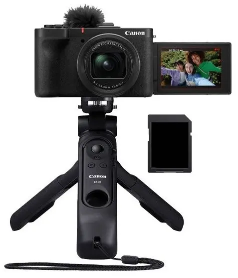 Aparat foto compact Canon - PowerShot V1 Premium Vlogger Kit, negru