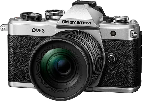Aparat foto OM SYSTEM Olympus - OM-3 silver, M.Zuiko Digital ED 12-45mm f/4 Pro