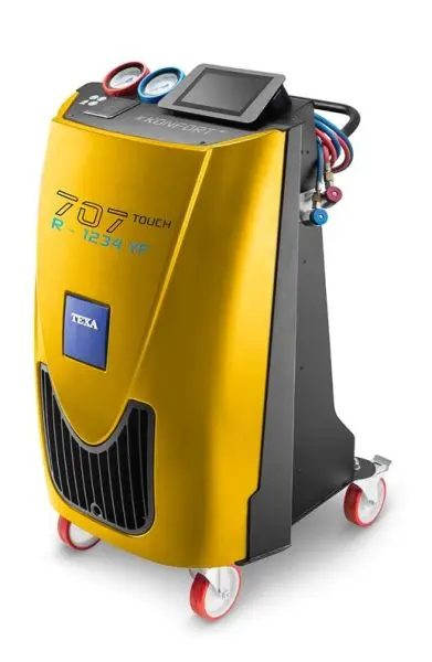 Aparat intretinere sistem aer conditionat KONFORT 707 TOUCH - R1234yf, automata manuala, touchscreen 7