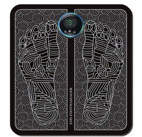 Aparat masaj picioare tip covoras cu Incarcare USB pentru electrostimulare 19 niveluri intensitate