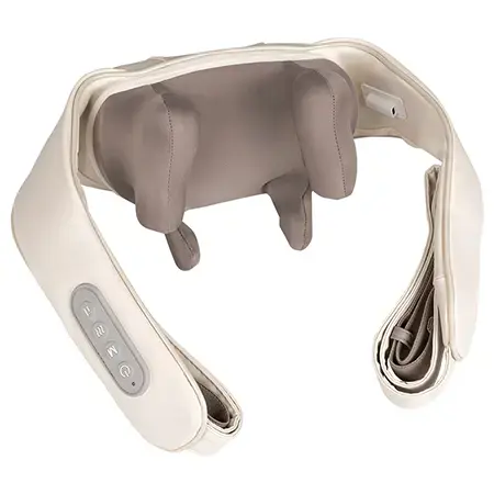 Aparat masaj shiatsu cu functie incalzire Rebel Active RBA-6005, zona cervicala, 10W
