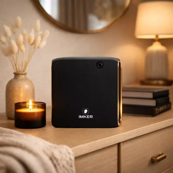 Aparat odorizant profesional IMKER AromaLUX M03 pentru spații medii, apartamente, case - Bluetooth Negru