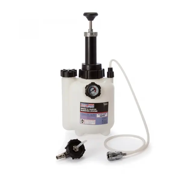 Aparat pentru aerisit si schimbat lichidul de frana sau ambreiaje hidraulice 2.5L, Sealey