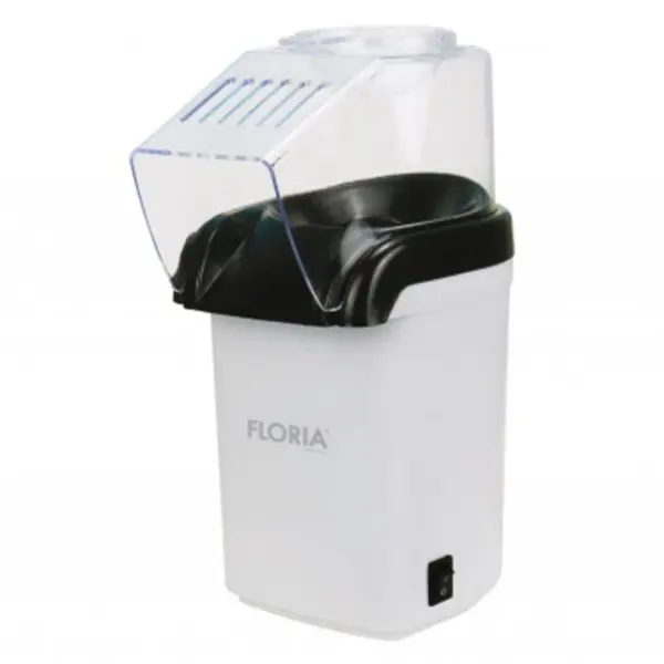 Aparat pentru Popcorn, Alb, 1200W, cu Aer Cald, Capacitate 60 g