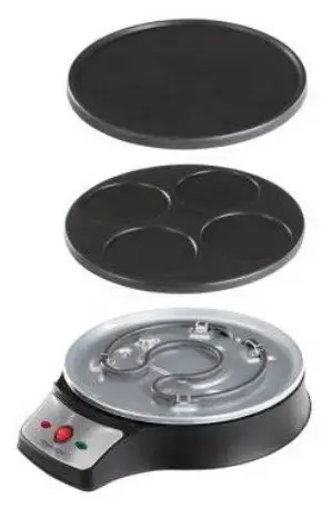 Aparat pentru preparat clatite DomoClip DOC143 (Negru/Gri)