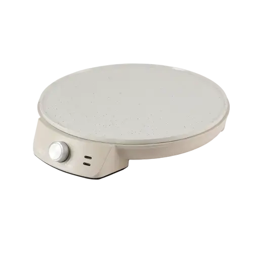 Aparat pentru preparat clatite VIVAX PM-1200S, plita 30 cm, 1200 W (Bej)