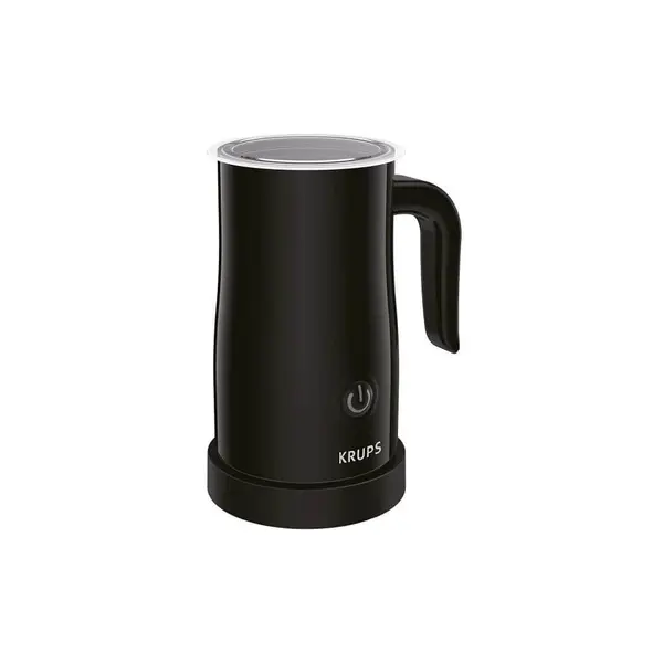 Aparat pentru spumat laptele Krups XL100810, 500 W, 150 ml, baza rotativa, invelis antiaderent, negru