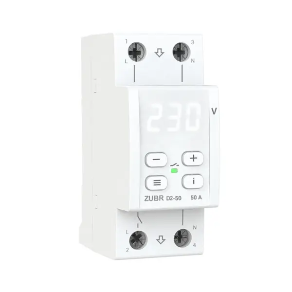 Aparat protectie supratensiune si subtensiune ZUBR D2-50 TrueRMS