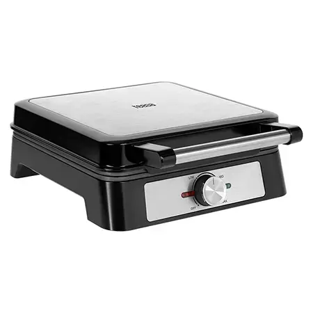 Aparat wafe Teesa TSA3236, 1600 W, Placi neaderente (Negru)