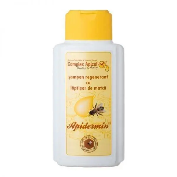 APIDERMIN SAMPON CU LAPTISOR DE MATCA 250ml, Complex Apicol