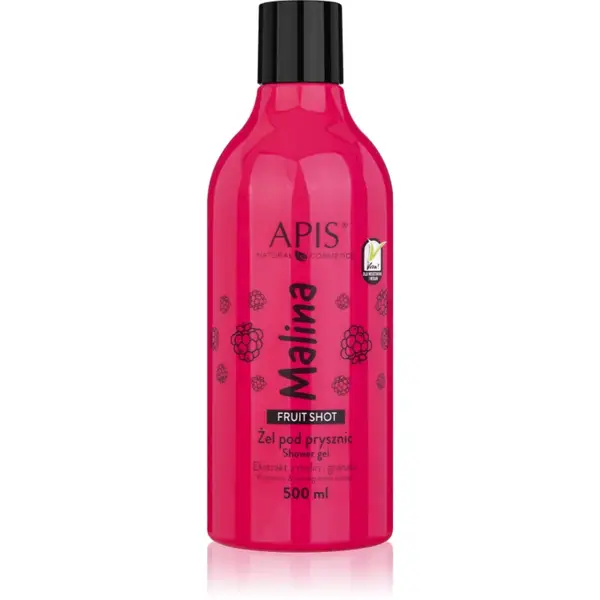 Apis Natural Cosmetics Fruit Shot Raspberry gel de duș 500 ml