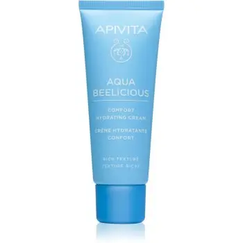Apivita Aqua Beelicious Comfort Hydrating Cream Rich Crema de fata Hrănitoare pentru zi și noapte hidratant