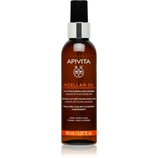 Apivita Cleansing Micellar Oil ulei pentru indepartarea machiajului Ulei de curățare 150 ml