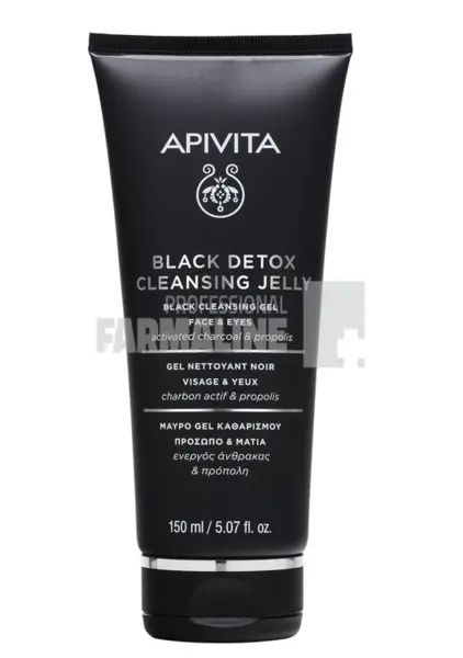 Apivita Gel curatare detox cu carbune 150 ml