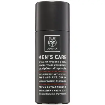 Apivita Men's Care Anti-Wrinkle Anti-Fatigue Face and Eye Cream crema anti-rid pentru față și ochi