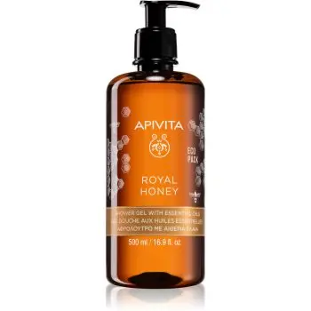 Apivita Royal Honey Creamy Shower Gel gel de dus hidratant cu uleiuri esentiale