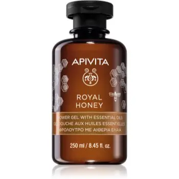 Apivita Royal Honey Creamy Shower Gel gel de dus hidratant cu uleiuri esentiale