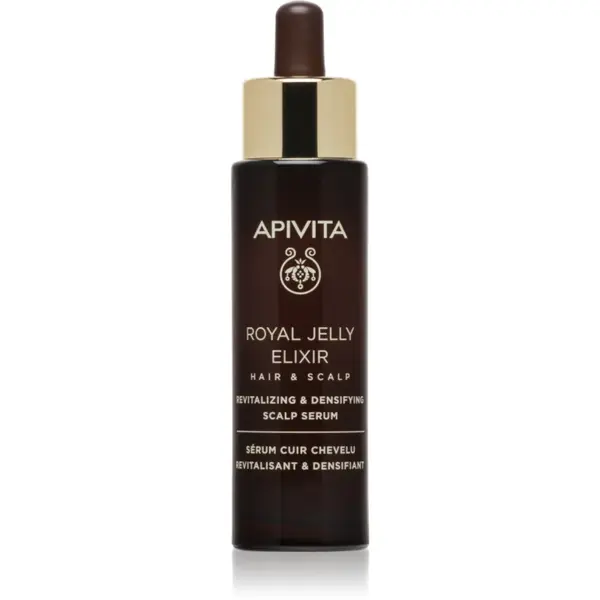 Apivita Royal Jelly Elixir Revitalizing & Densifying Scalp Serum ser revitalizant pentru scalp 50 ml