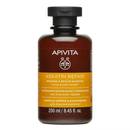 APIVITA Sampon reparator cu keratina, 250ml