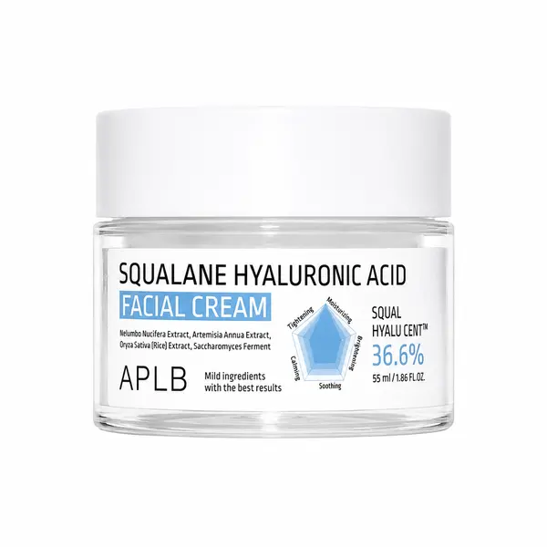 APLB – Squalane Hyaluronic Acid Facial Cream, 55ml