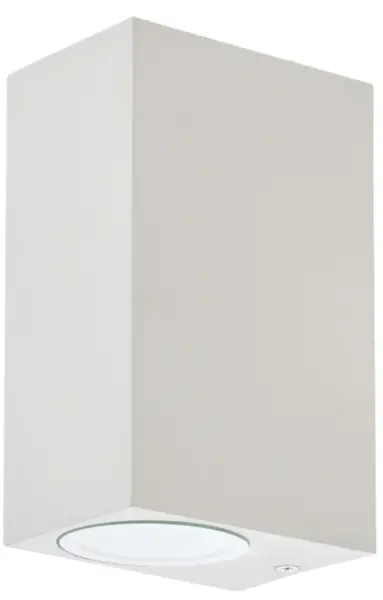 Aplică de exterior Elbulgaria - Arte R, 2x40W, IP44, alb