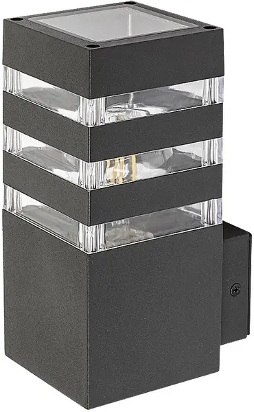 Aplică de exterior Rabalux - Ankara 7379, IP 44, E 27, 1 x 12 W max, 230 V, antracit