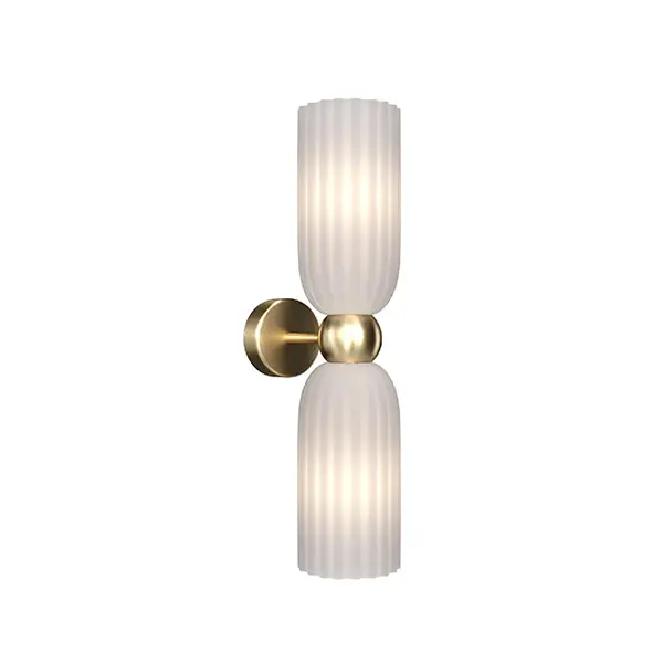 Aplica de perete BESSIE GOLD TR - Alb