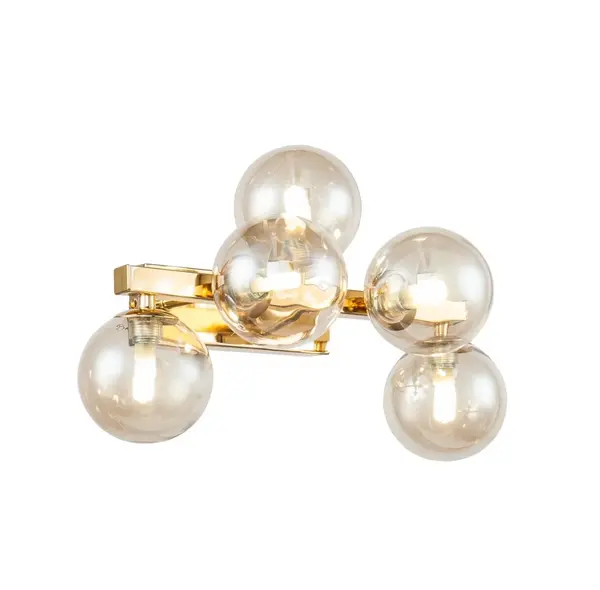 Aplica de perete BOLLA 5 - Gold
