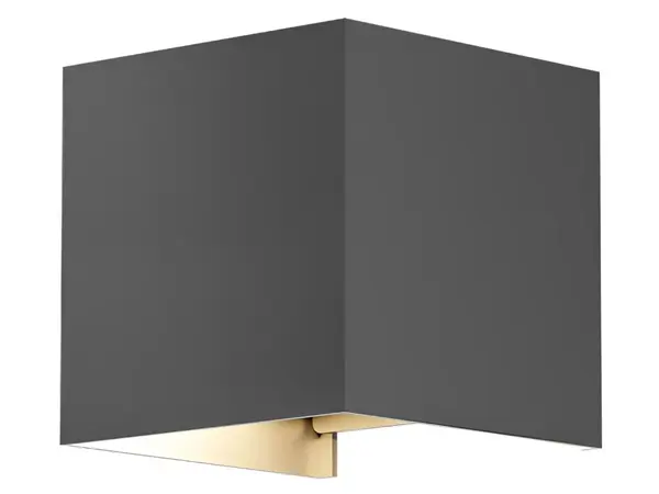 Aplica de perete exterior Braytron VEKTA-B-WL.2 BR-BG38-03402, 1xG9, IP54, gri, max 10W, 220-240V, montare pe perete