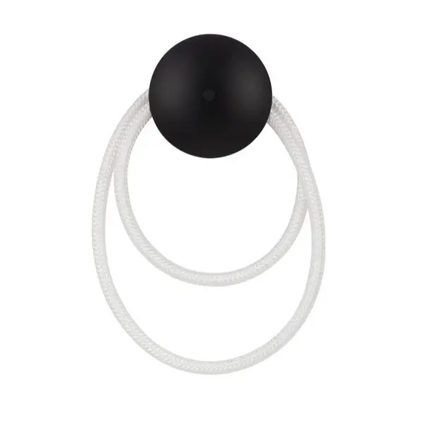 Aplica de perete ILANE ROUND - Negru