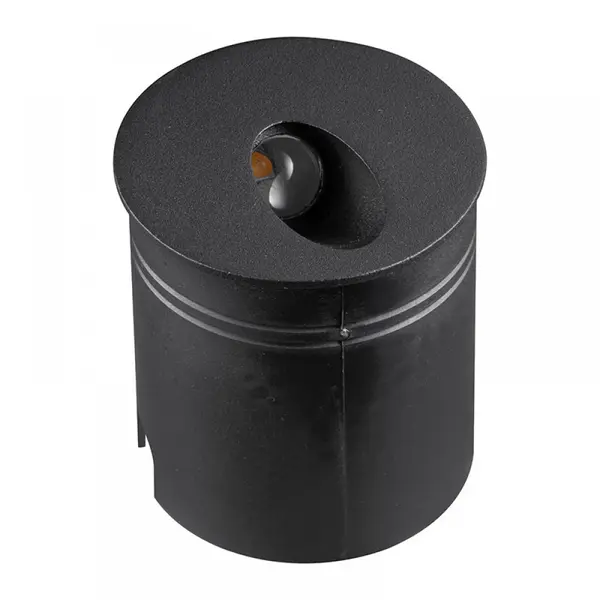 Aplica de perete incastrata MONI ROUND - Negru