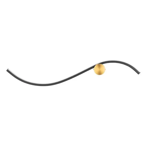 Aplica de perete KIMA S 65 CM - Negru