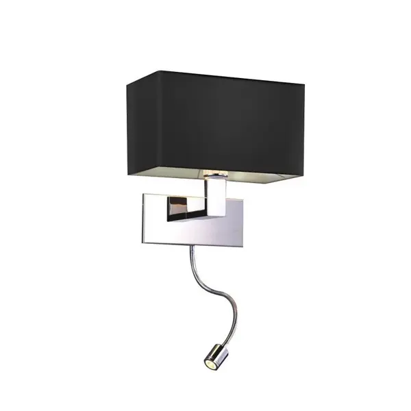 Aplica de perete LOMER LED - Negru