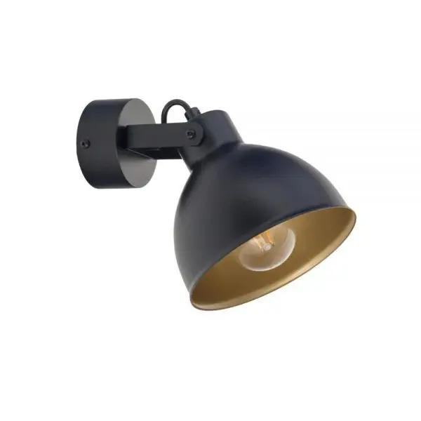 Aplica de perete RAYLY 1L - Negru/Gold