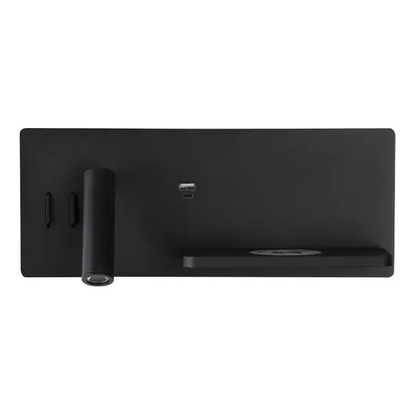 Aplica de perete STRANOR LEFT USB WI-FI - Negru