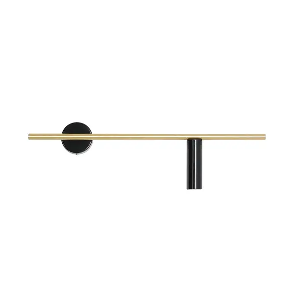 Aplica de perete VERAN 1 RIGHT - Negru/Bronz