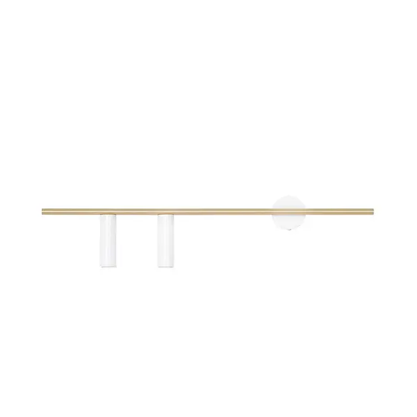 Aplica de perete VERAN 2 LEFT - Alb/Bronz
